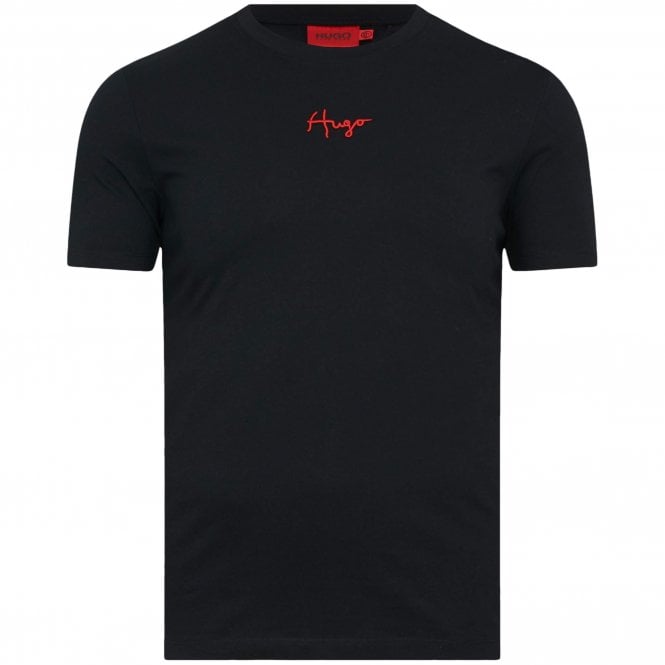 HUGO T-Shirt Μπλούζα Durned214 Κανονική Γραμμή