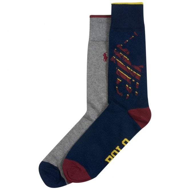 Ralph Lauren Polo Κάλτσες || 2Pack