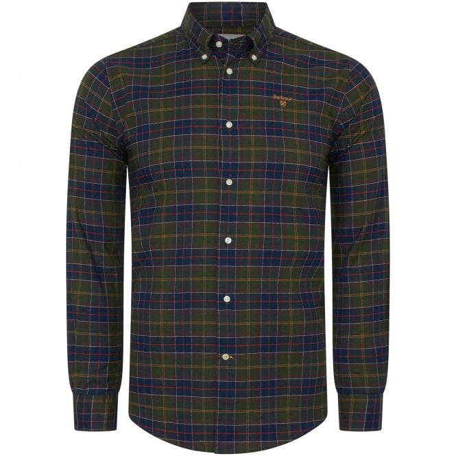 Barbour Πουκάμισο Oxford Καρό Helmside Στενή Γραμμή