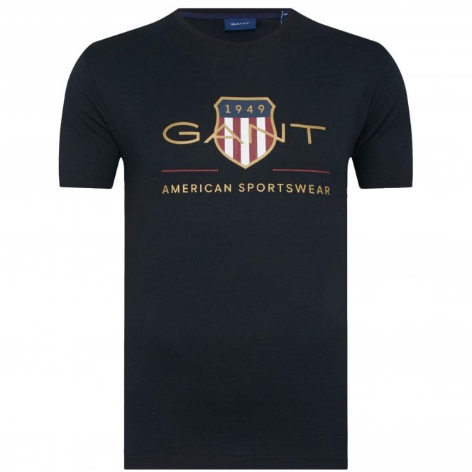 Gant T-shirt Με Στάμπα Οικόσημο Κανονική Γραμμή