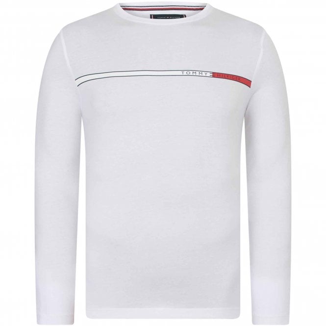 Tommy Hilfiger T-Shirt με Λογότυπο Στενή Γραμμή