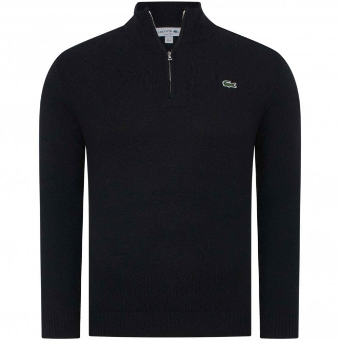 Lacoste Πλεκτό Half Zip Πουλόβερ Κανονική Γραμμή
