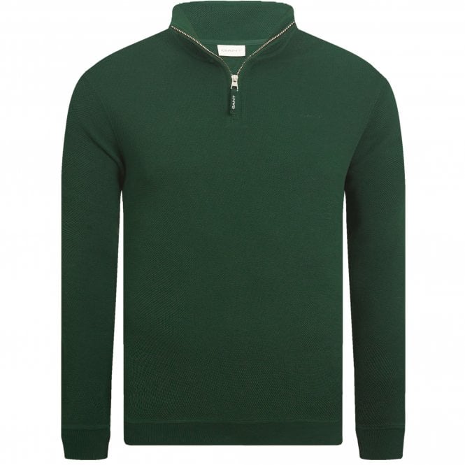 Gant Φούτερ Half-Zip Waffle Κανονική Γραμμή