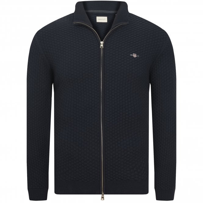 Gant Πλεκτή Ζακέτα Texture Κανονική Γραμμή