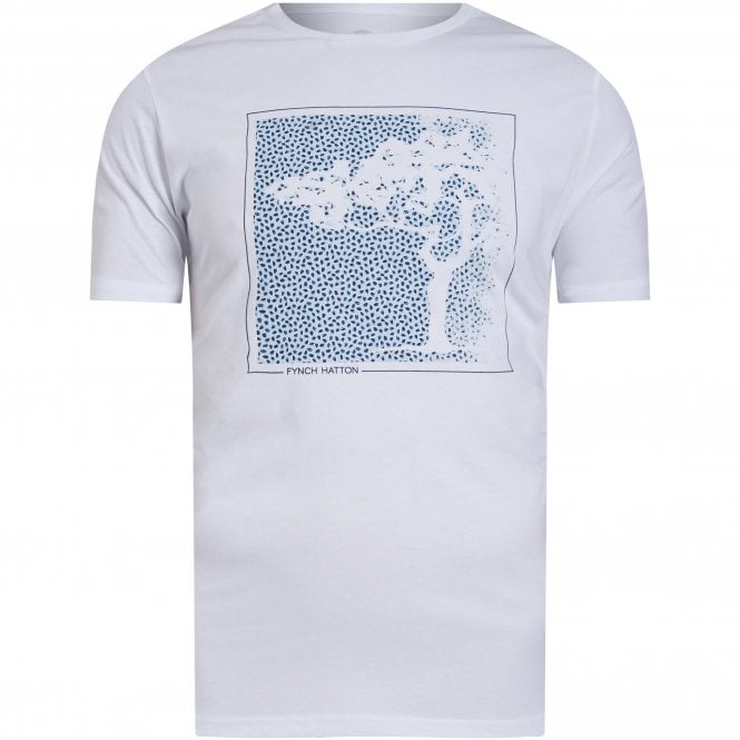 Fynch-Hatton T-shirt Μπλούζα Με Στάμπα Κανονική Γραμμή