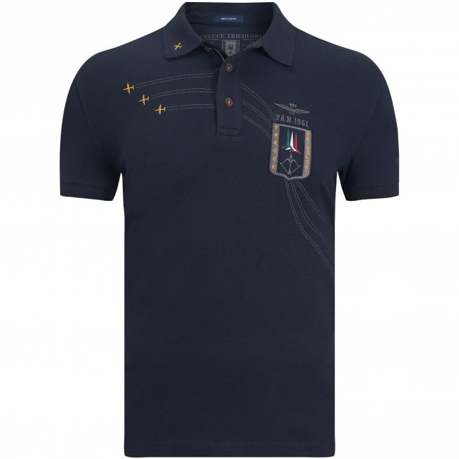 Aeronautica Militare Polo Μπλούζα Κανονική Γραμμή
