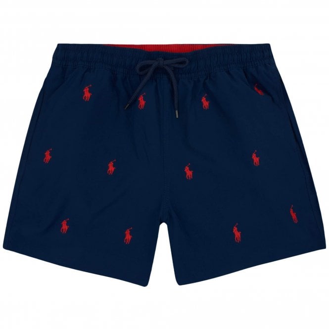 Ralph Lauren Μαγιό All Over Print Κλασσική Γραμμή