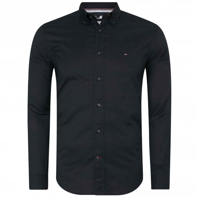 Tommy Hilfiger Πουκάμισο Poplin Core Flex Κανονική Γραμμή