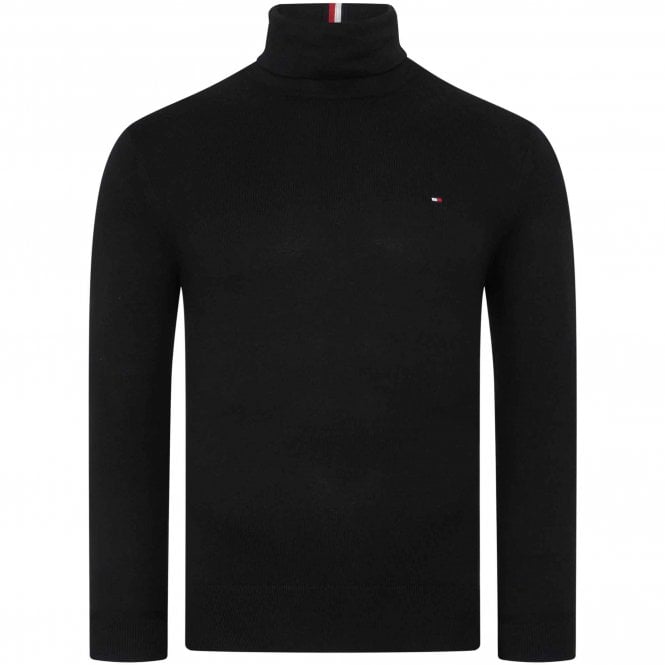 Tommy Hilfiger High Neck Πλεκτό Cotton-Cashmere Κανονική Γραμμή