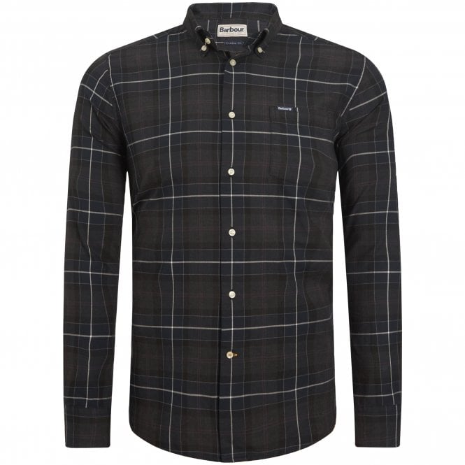 Barbour Πουκάμισο Twill Καρό Wetherham Κανονική Γραμμή
