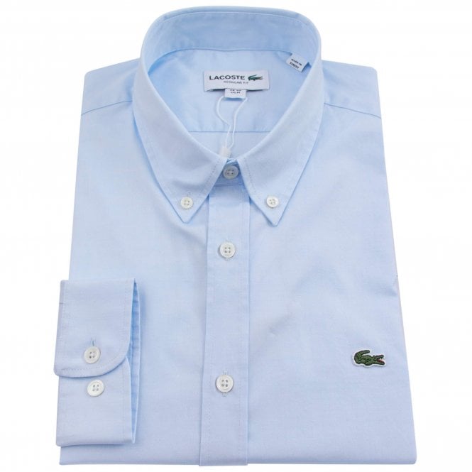 Lacoste Πουκάμισο Oxford Kανονική Γραμμή