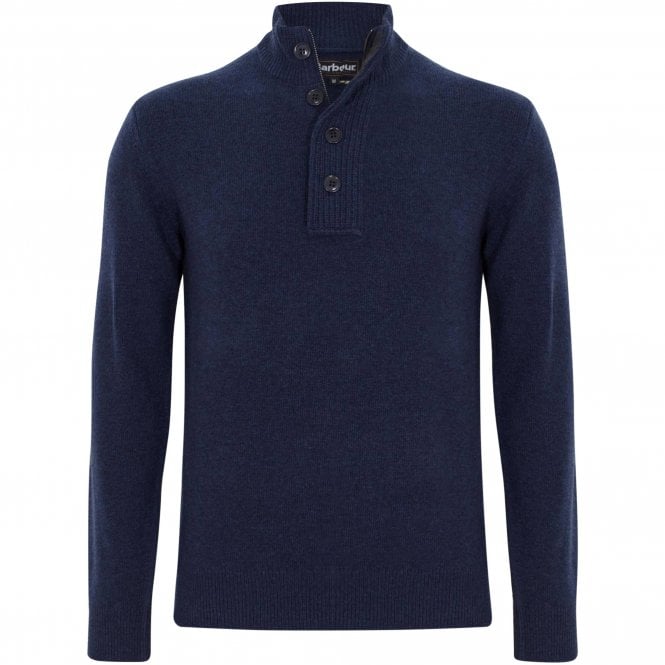 Barbour Πλεκτό Half Zip Sid Κανονική Γραμμή