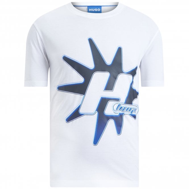 HUGO T-shirt Nestrolo Άνετη Γραμμή