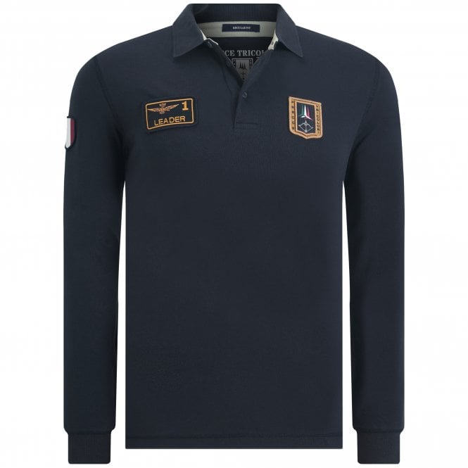 Aeronautica Militare Polo Μπλούζα Πικέ Κανονική Γραμμή
