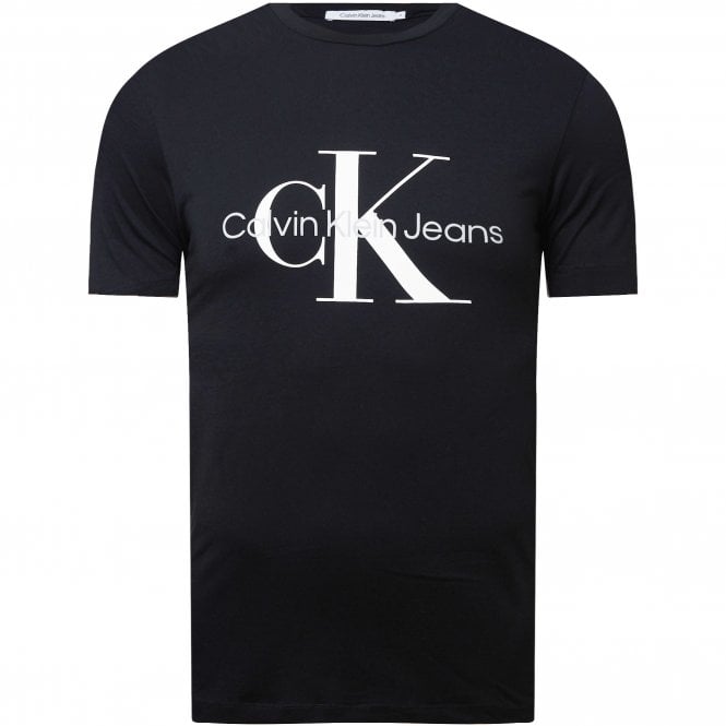 Calvin Klein T-shirt Μπλούζα Core Monogram Στενή Γραμμή