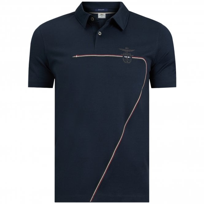 Aeronautica Militare Polo Μπλούζα Κανονική Γραμμή