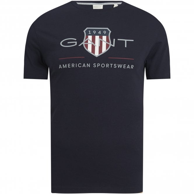 Gant T-shirt Με Στάμπα Οικόσημο Κανονική Γραμμή