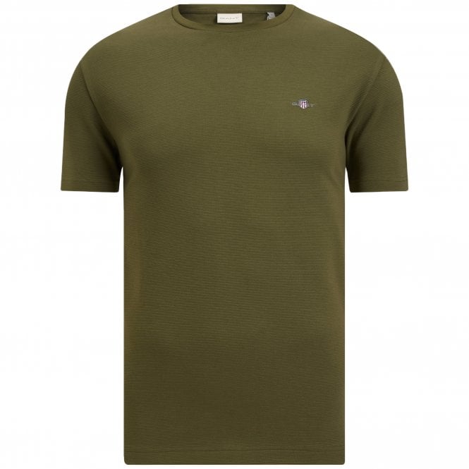 Gant T-shirt Μπλούζα Texture Κανονική Γραμμή