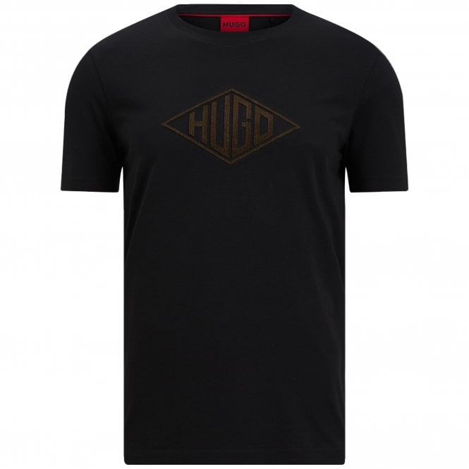 HUGO T-shirt Dalendi Κανονική Γραμμή