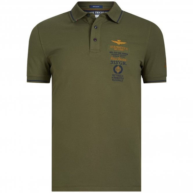 Aeronautica Militare Polo Μπλούζα Κανονική Γραμμή