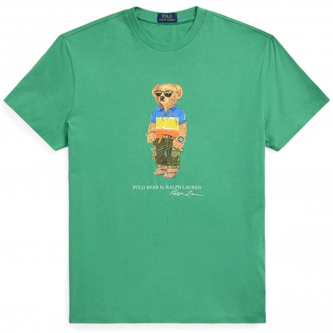 Ralph Lauren T-shirt Μπλούζα Bear Κανονική Γραμμή