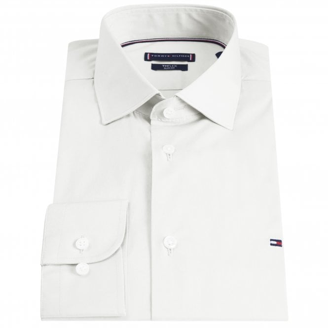 Tommy Hilfiger Πουκάμισο Flex Poplin Στενή Γραμμή