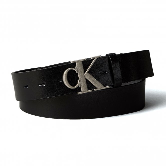 Calvin Klein Ζώνη Δερμάτινη Monogram Buckle 3,5cm