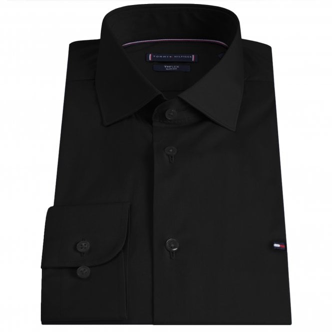 Tommy Hilfiger Πουκάμισο Flex Poplin Στενή Γραμμή