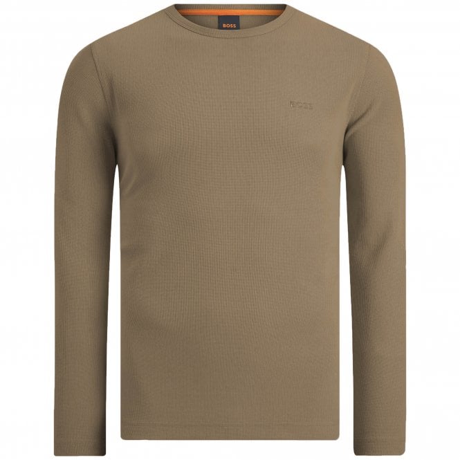 BOSS T-shirt Tempesto Waffle Κανονική Γραμμή
