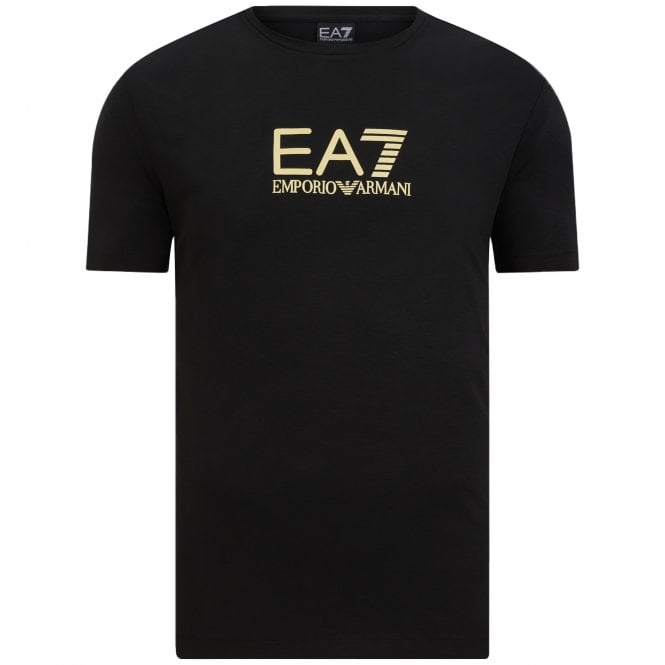 EA7 T-Shirt Gold Label Στενή Γραμμή
