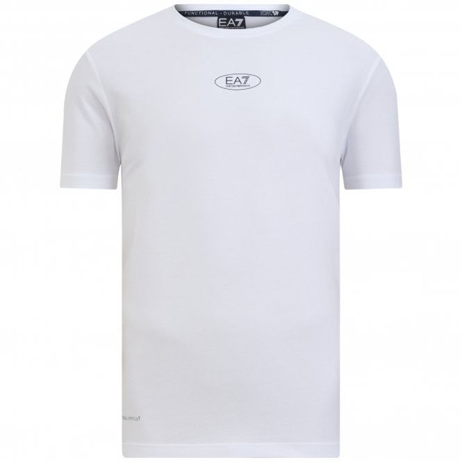EA7 T-shirt Μπλούζα Train Armani Blue Sport Κανονική Γραμμή