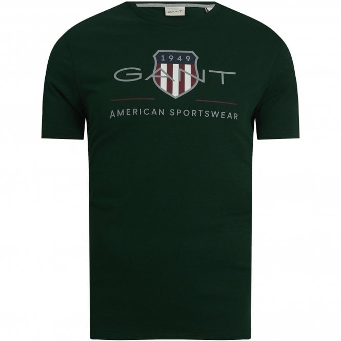 Gant T-shirt Με Στάμπα Οικόσημο Κανονική Γραμμή