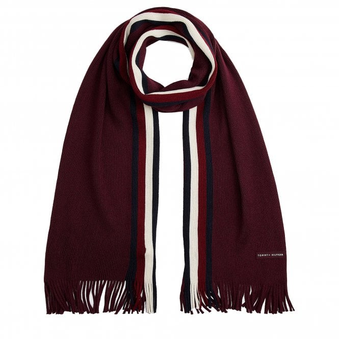 Tommy Hilfiger Κασκόλ Raschelle Μάλλινο Ριγέ