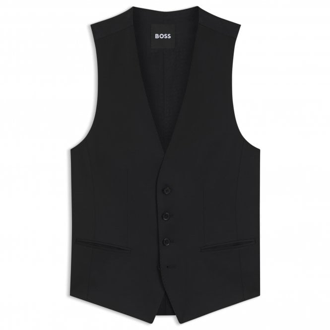 BOSS Γιλέκο H-Huge-Vest-B1 Στενή Γραμμή