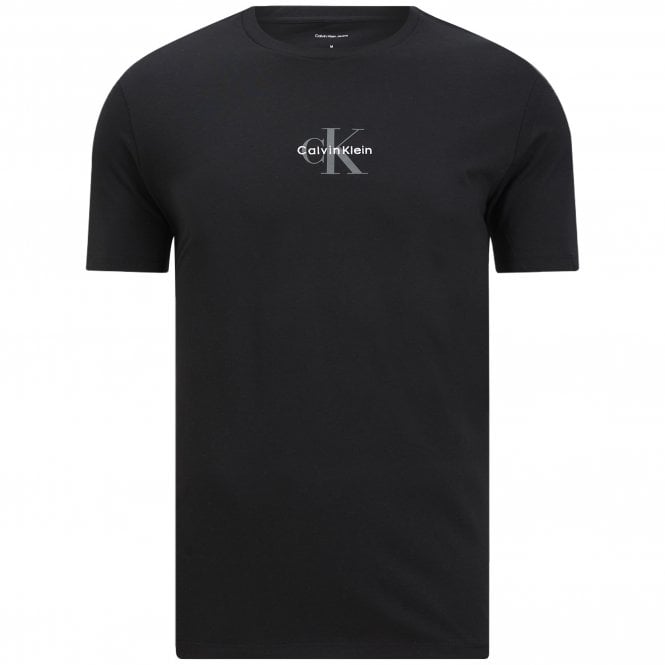 Calvin Klein T-Shirt Μπλούζα SS Micro Monologo Κανονική Γραμμή
