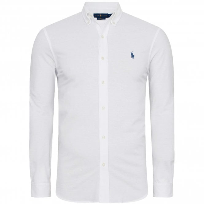 Ralph Lauren Πουκάμισο Featherweight Πικέ Άνετη Γραμμή