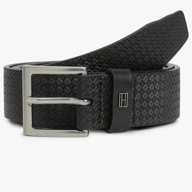 Tommy Hilfiger Ζώνη Δερμάτινη Soho Flag 3.5cm