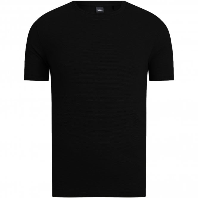 BOSS T-shirt Tiburt 240 Bubble-Jacquard Κανονική Γραμμή