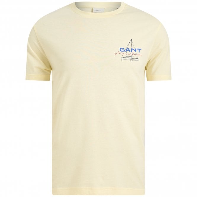 Gant T-shirt Μπλούζα Με Στάμπα Κανονική Γραμμή