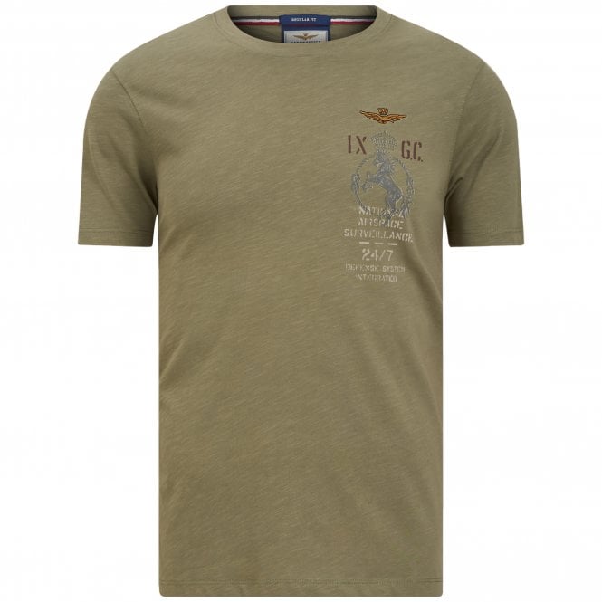 Aeronautica Militare T-shirt Μπλούζα Κανονική Γραμμή