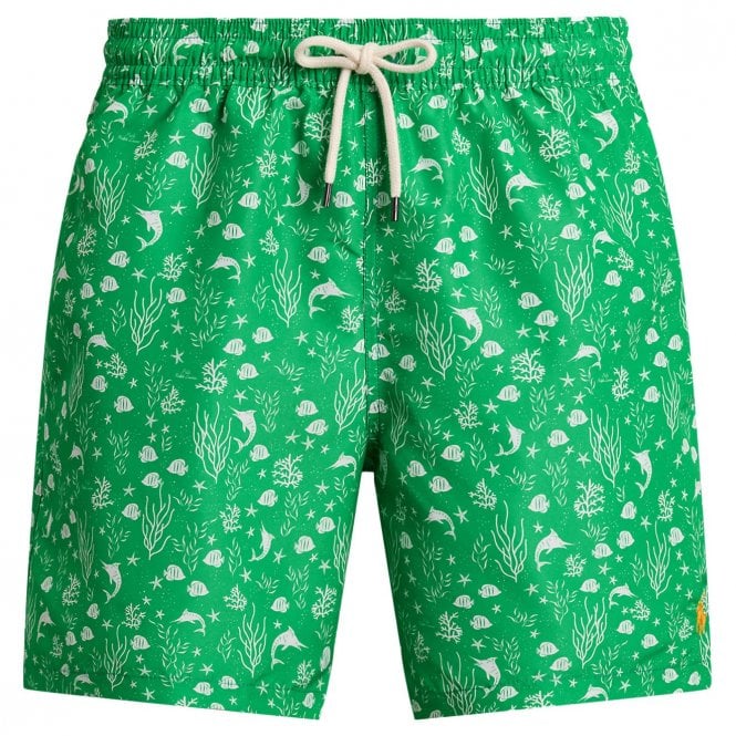 Ralph Lauren Μαγιό All Over Print Κανονική Γραμμή