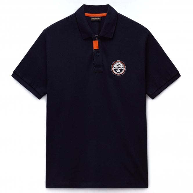 Napapijri Polo Μπλούζα E-Clanis SS Πικέ Άνετη Γραμμή