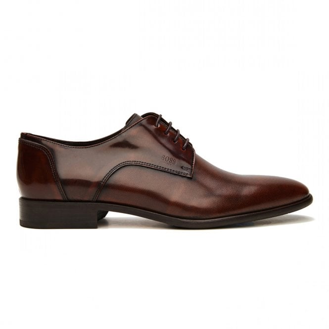 Boss Shoes Παπούτσι Δερμάτινο Αμπιγιέ Με Ανάγλυφο Μικροσχέδιο