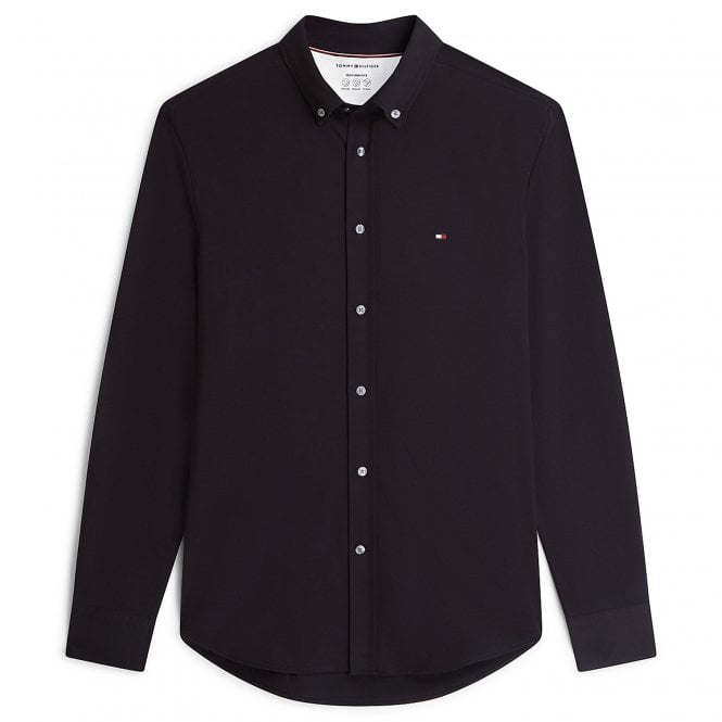 Tommy Hilfiger Πουκάμισο Performance Interlock Στενή Γραμμή