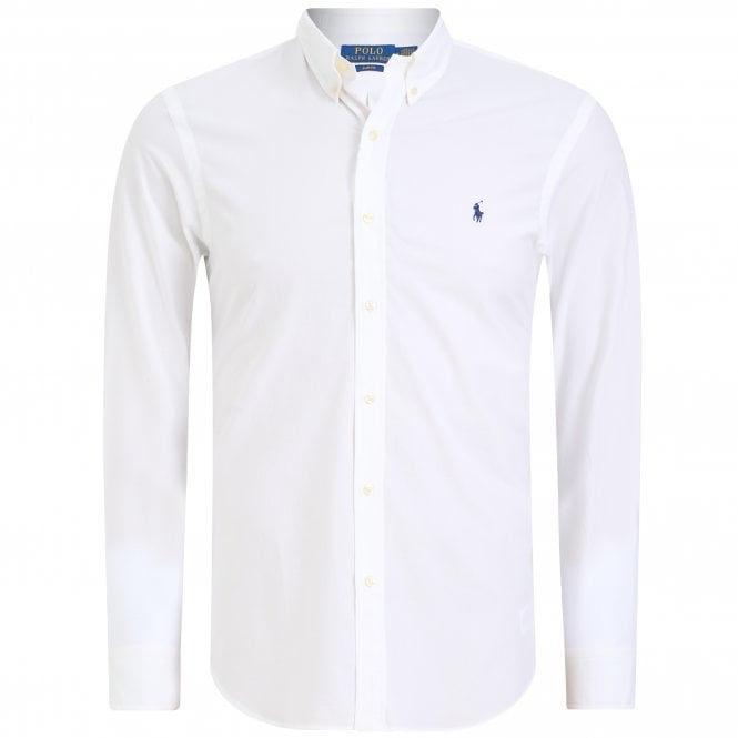 Ralph Lauren Πουκάμισο Ποπλίνα Στενή Γραμμή