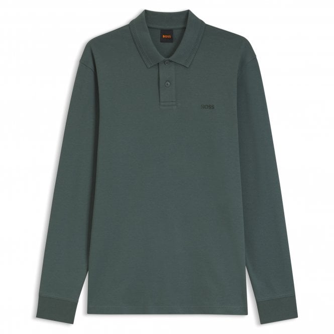 BOSS Polo Μπλούζα Pe_interlock_long Κανονική Γραμμή