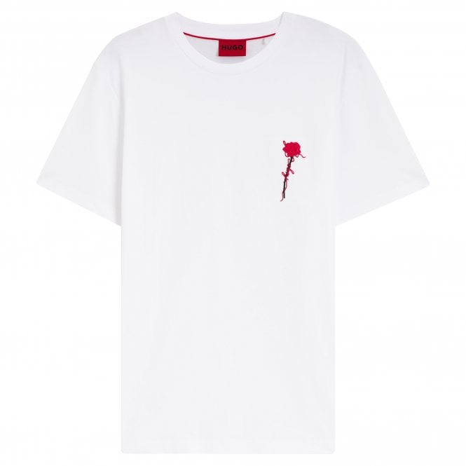 HUGO T-shirt Diflow Κανονική Γραμμή
