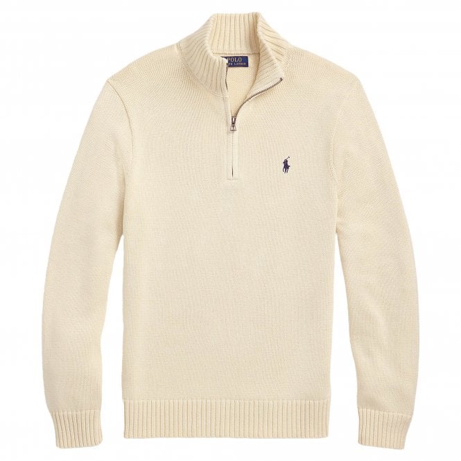 Ralph Lauren Πλεκτό Πουλόβερ Half-Zip Κανονική Γραμμή