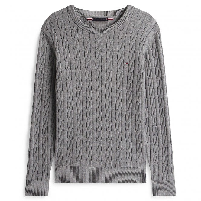 Tommy Hilfiger Πλεκτό Πουλόβερ Classic Cable Κανονική Γραμμή