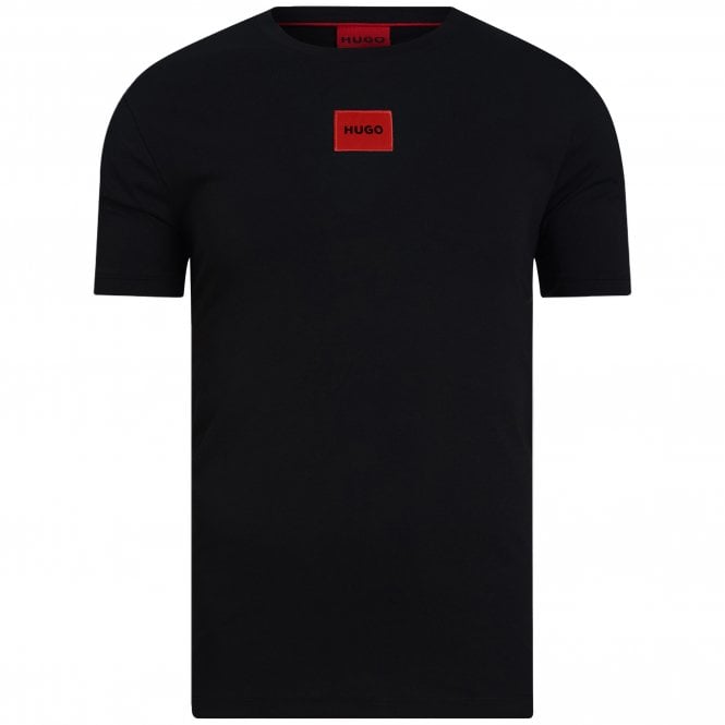 HUGO T-shirt Diragolino Jersey Κανονική Γραμμή